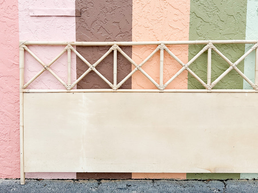 60s Chic Ficks Reed King Headboard