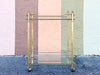 Regency Style Metal Bar Cart