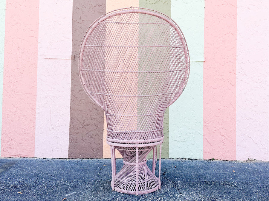 Pink Chic Peacock Chair
