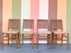 Faux Bamboo Folding Tables and Chairs Set