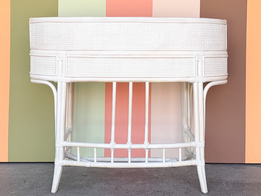 Coastal Rattan Desk and Chair