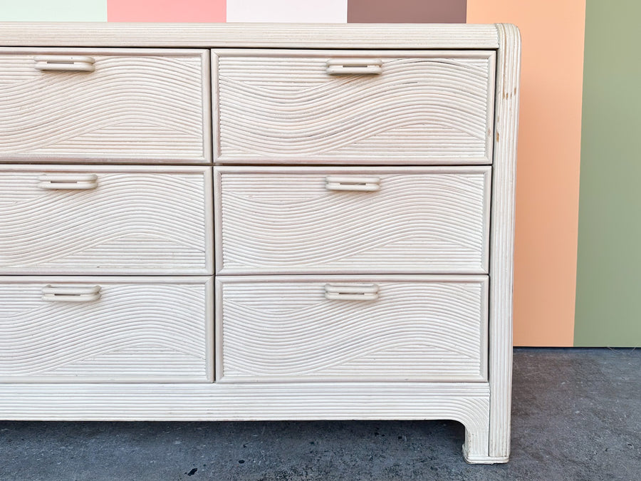 Coastal Chic Pencil Reed Dresser