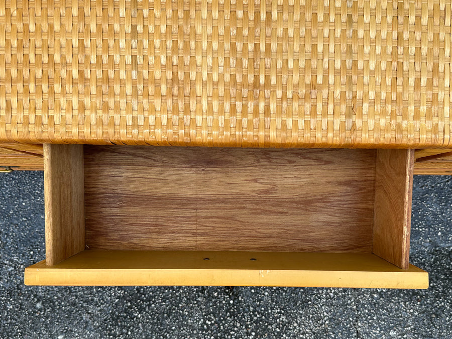 Coastal Chic Rattan Wrapped Dresser