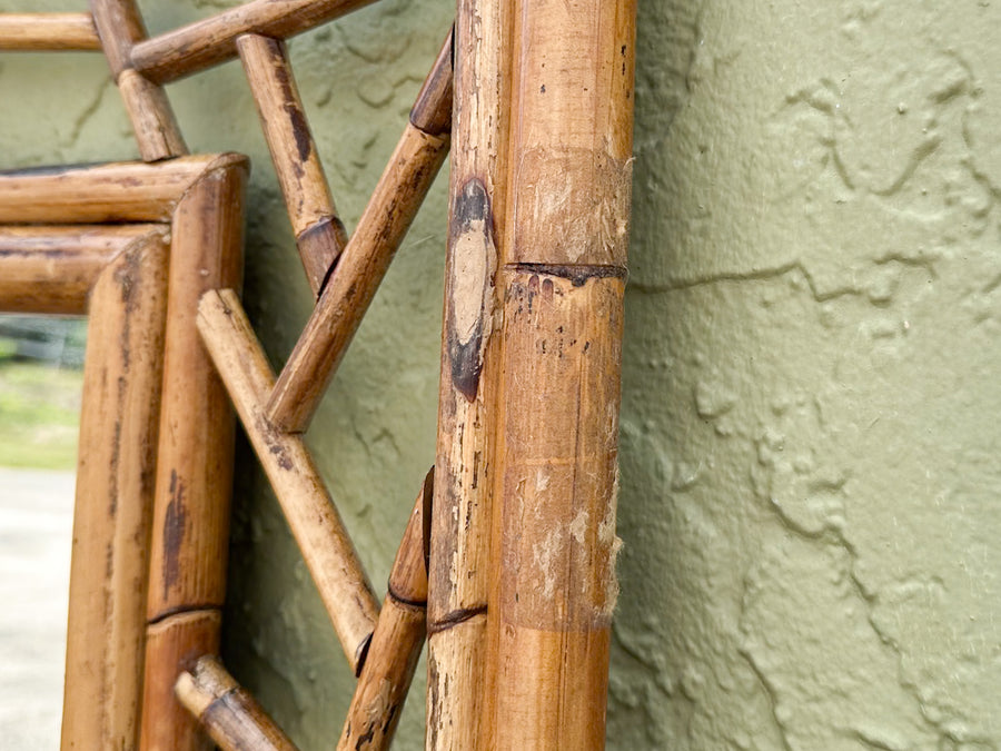 Island Style Rattan Mirror