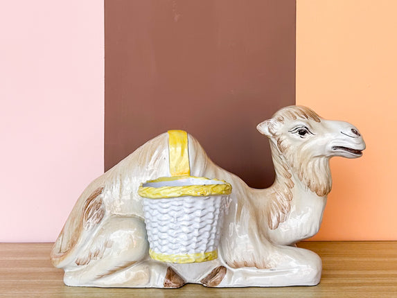 Ceramic Camel Cachepot
