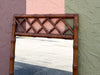 Handsome Chippendale Faux Bamboo Mirror