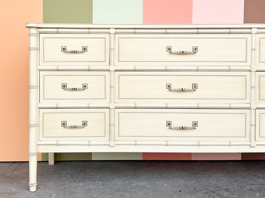 Henry Link Faux Bamboo Dresser