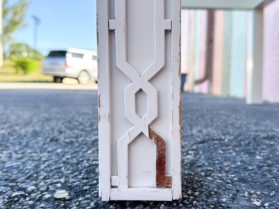 Pair of Fab Fretwork Side Tables