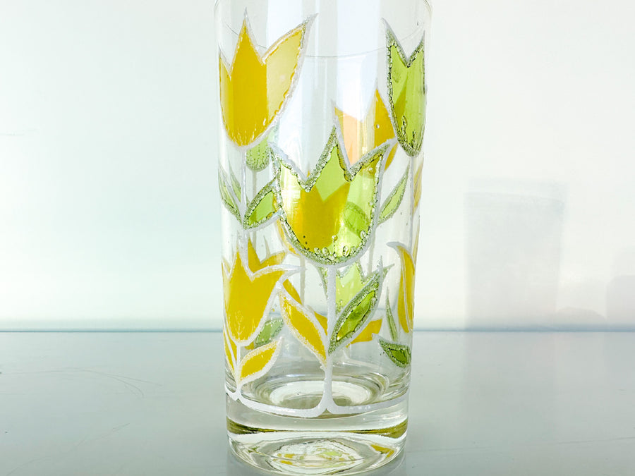 Set of Four Cute Tulip Glassware