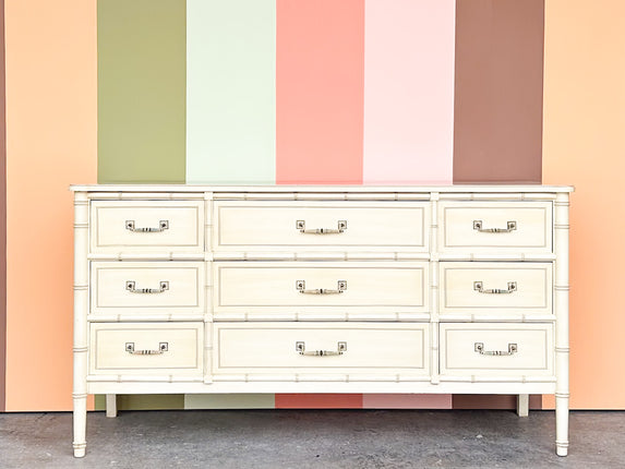 Henry Link Faux Bamboo Dresser
