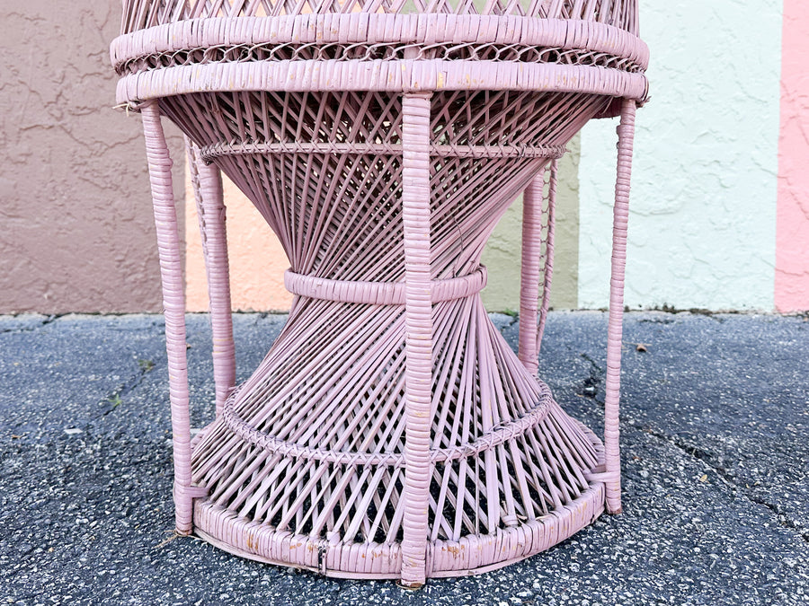 Pink Chic Peacock Chair