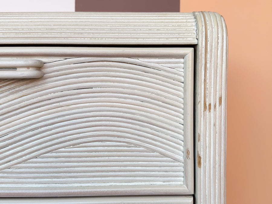 Coastal Chic Pencil Reed Dresser