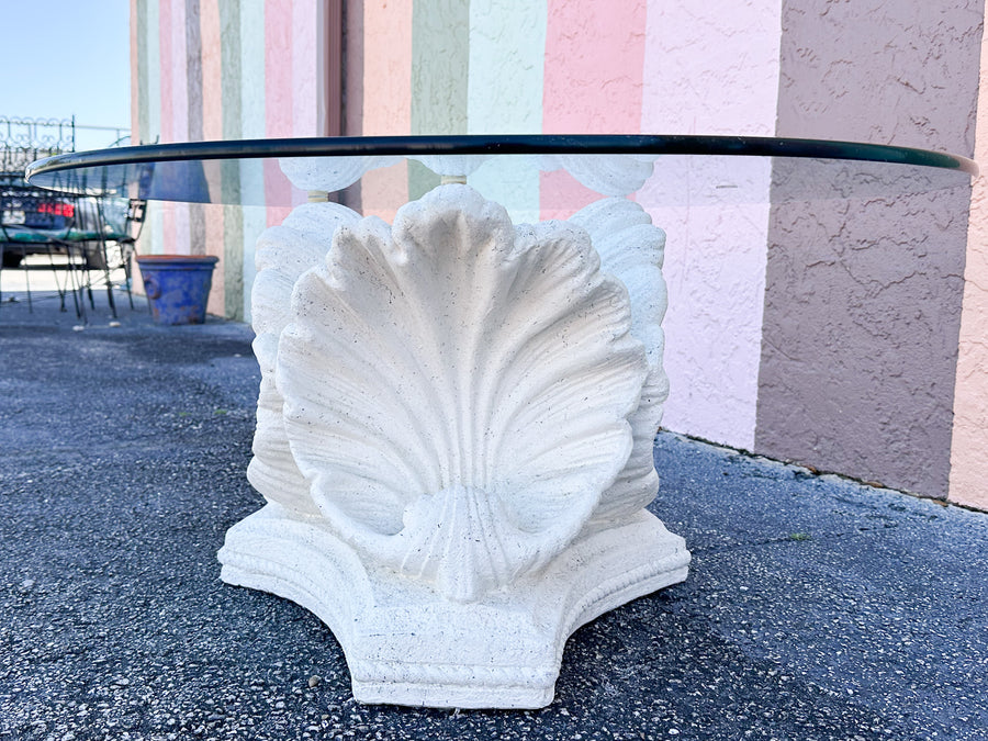 Plaster Shell Coffee Table
