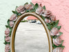 MCM Roses Syroco Style Mirror