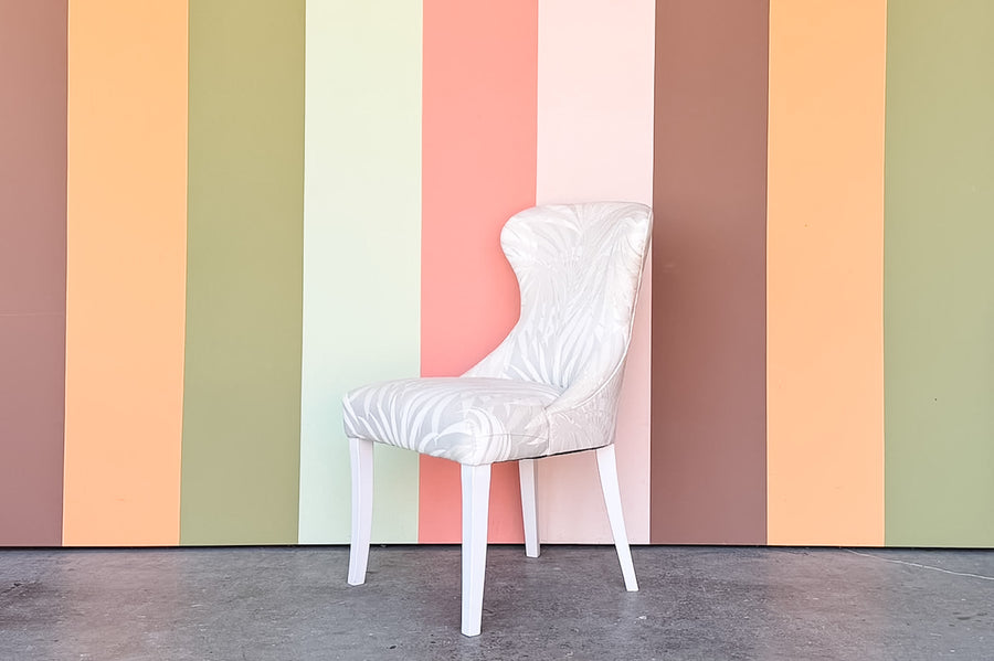 Palm Leaf Upholstered Accent Chair