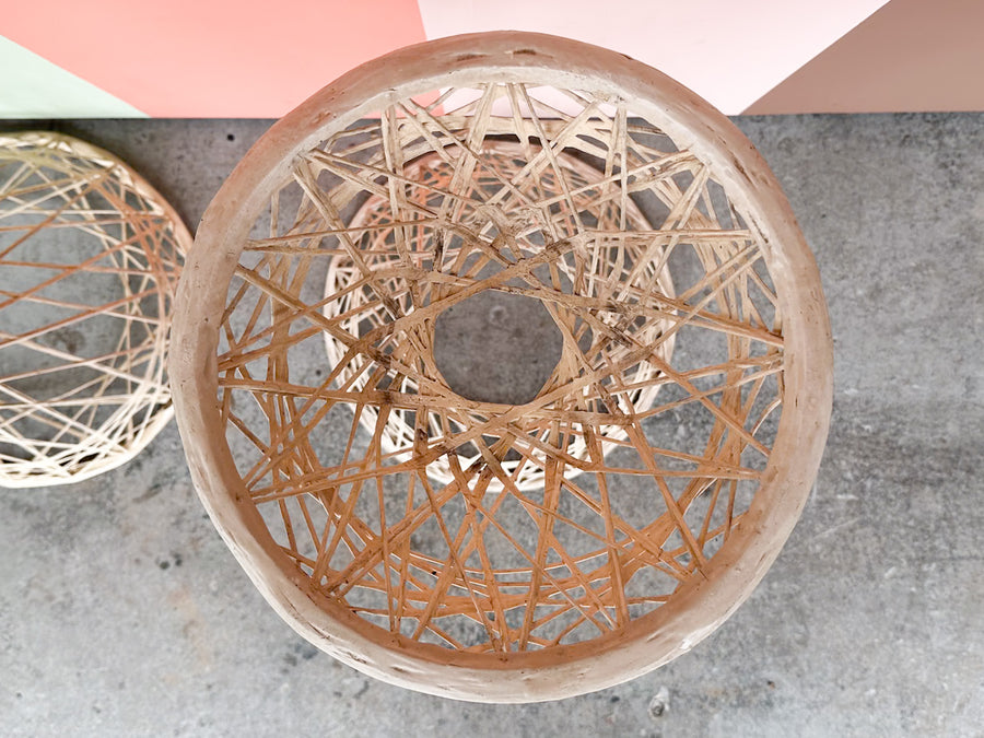 Pair of Webspun Plant Stands