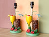 Pair of Tiki Chic Lamps