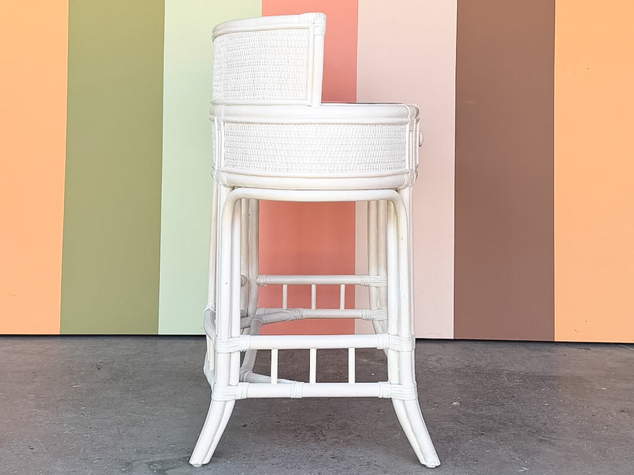 Coastal Rattan Desk and Chair