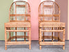 Pair of Brighton Style Bamboo and Cane Side Chairs