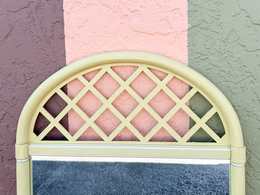 Thomasville Lattice Faux Bamboo Mirror
