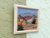 Beep Beep Roadrunner Needlepoint Framed Art
