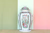 Colorful Chinoiserie Temple Jar
