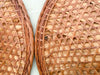 Pair of Cane and Rattan Hats