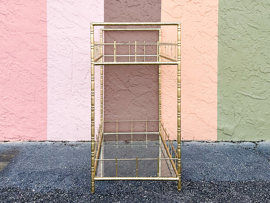 Faux Bamboo Metal Bar