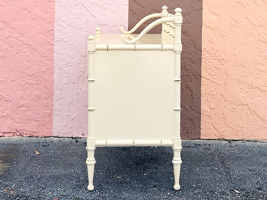 Drexel Faux Bamboo Nightstand