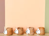 Set of Eight Shellegance Napkin Rings