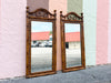 Pair of Handsome Thomasville Faux Bamboo Mirrors