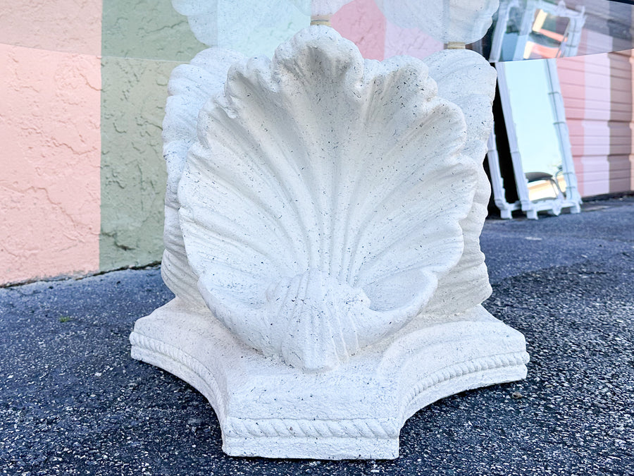 Plaster Shell Coffee Table