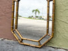 Faux Bamboo Octagon Mirror