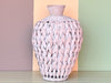 Pair of Pink Sands Woven Vases