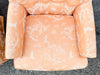 Pair of Peach Pagoda Upholstered Chairs