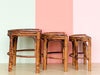 Set of Three Petite Demilune Risers