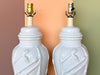 Pair of Faux Bamboo Lamps