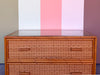 Low Slung Coastal Rattan Chest