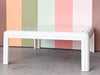 Coastal Style Rattan and Cane Coffee Table
