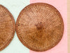 Pair of Cane and Rattan Hats