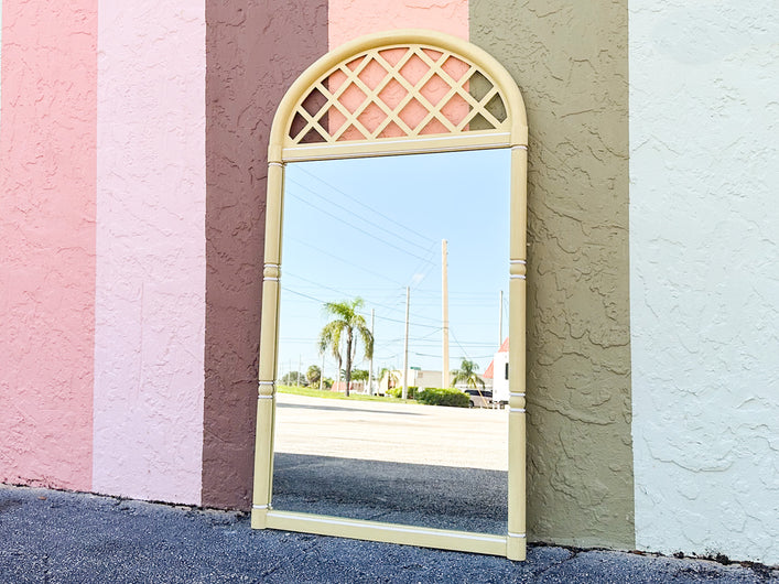 Thomasville Lattice Faux Bamboo Mirror