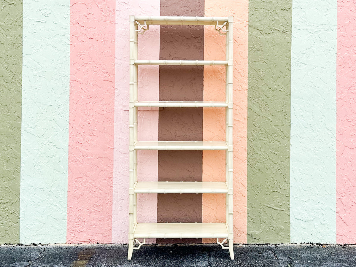 Thomasville Faux Bamboo Etagere