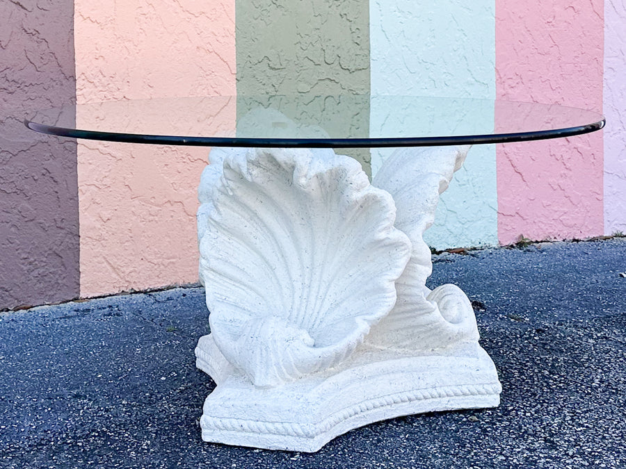 Plaster Shell Coffee Table