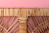 Rattan Medallion King Headboard