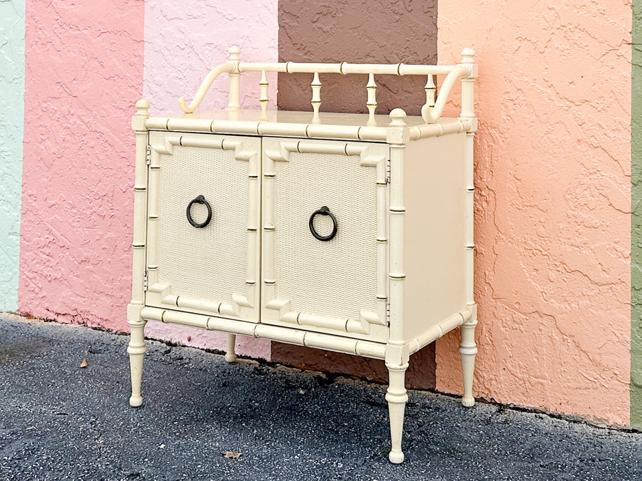Drexel Faux Bamboo Nightstand
