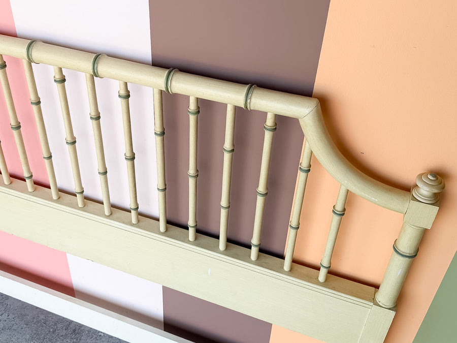 Faux Bamboo Pagoda King Headboard