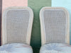 Set of Six Pencil Reed Rattan and Cane Dining Chairs