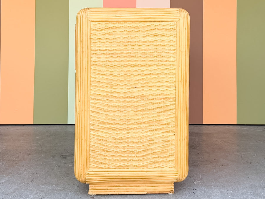 Island Style Rattan Wrapped Dresser