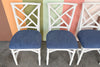 Set of Four Rattan Dining Chairs