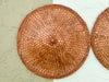 Pair of Cane and Rattan Hats